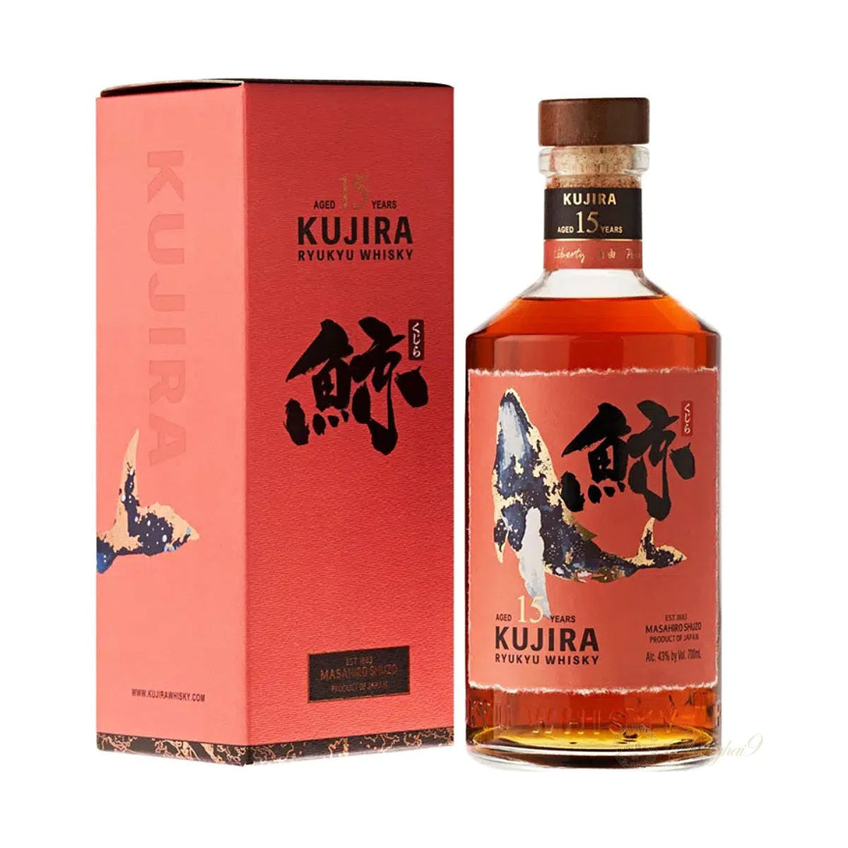 Kujira 15 Años Single Grain Bourbon Cask 43%