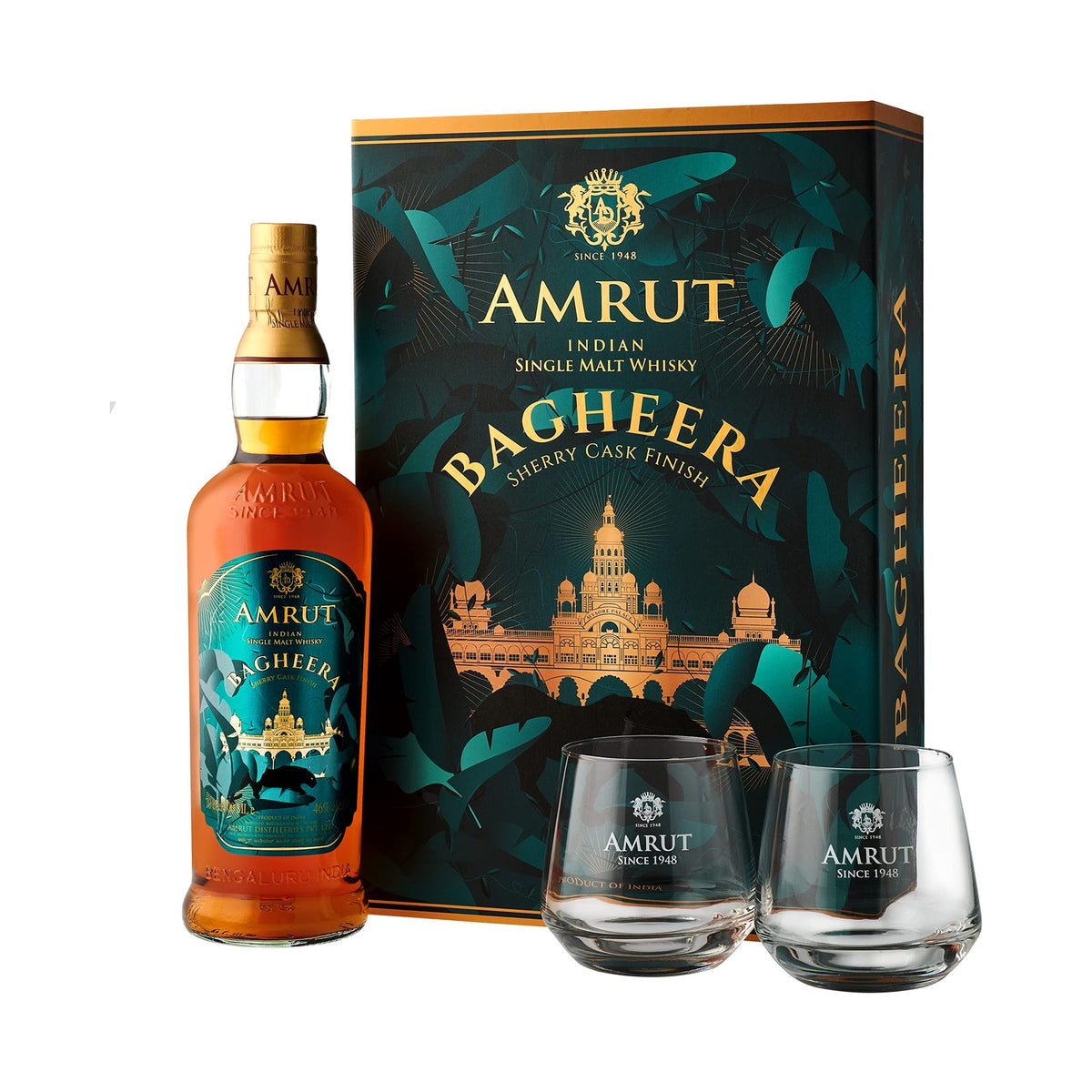 Amrut Bagheera Pack 2 vasos 46%