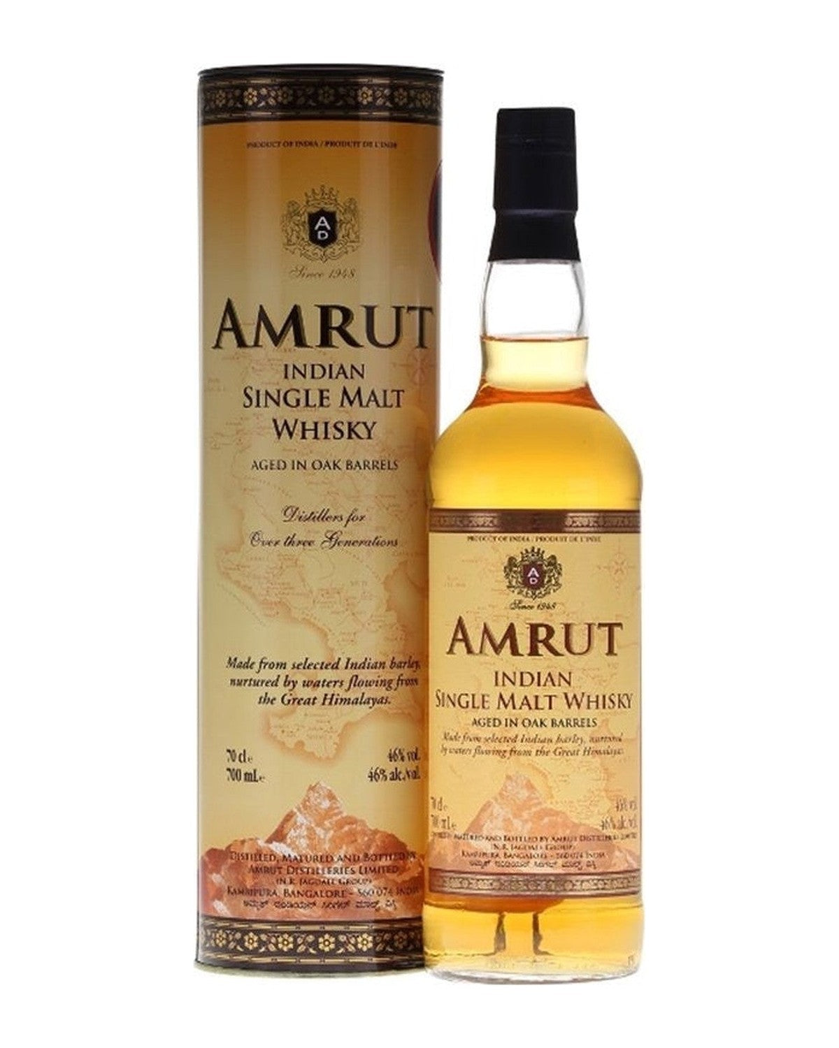Amrut Single Malt Whisky 70CL 46%